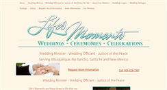 Desktop Screenshot of lifesmomentsnm.com